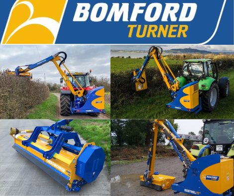 Bomford Turner Hedge-cutters  on show at the ploughing 